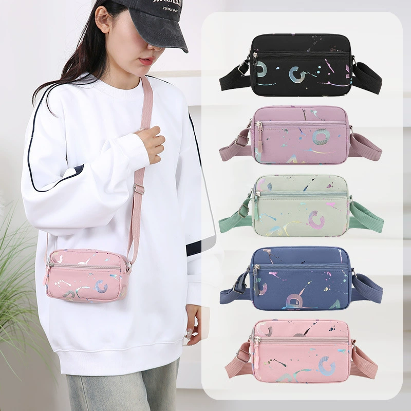 Новый модный спортивный мобильный телефон сумка повседневная сумка женская сумка через плечо легкая водонепроницаемая нейлон сумка женская сумка