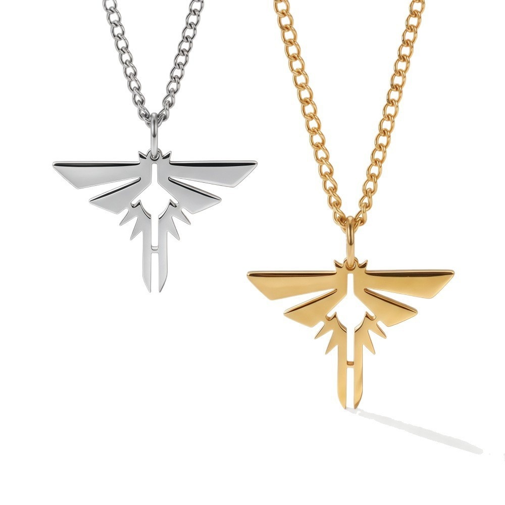 Hengshi Cross-Border Best-Selling New Model the Last of Us Titanium Steel Necklace Stainless Steel Pendant Gift Game Peripheral Accessories