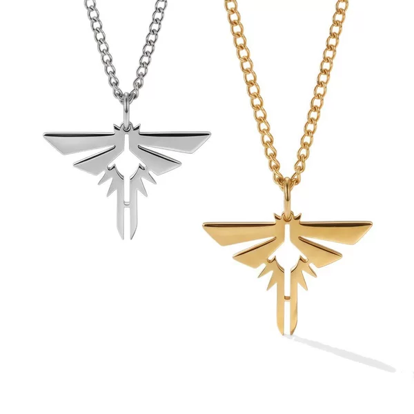 Hengshi Cross-Border Best-Selling New Model the Last of Us Titanium Steel Necklace Stainless Steel Pendant Gift Game Peripheral Accessories