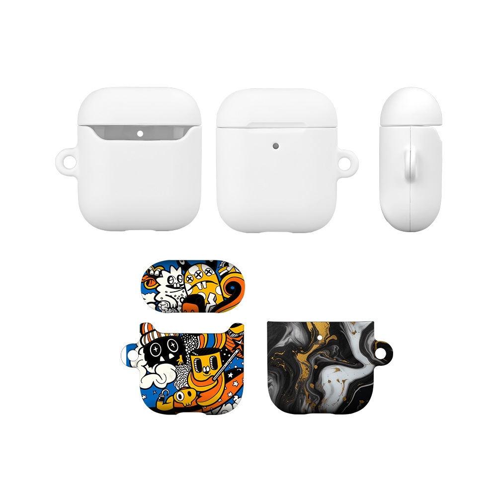 Aplicable a Apple Bluetooth auriculares airipods1 / 2 generación transferencia de calor auriculares material de caso al por mayor