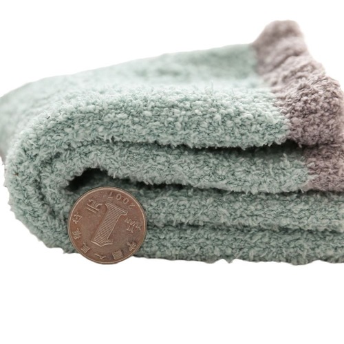 Socks women's coral velvet winter towel home thickened sleeping snow floor socks mid-calf socks half velvet socks wholesale