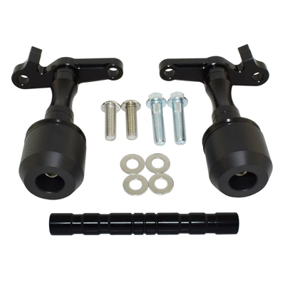 Suitable for Yamaha XSR155 modified motorcycle body anti-fall block engine anti-fall rod protective glue (Motorcycle frame) - black