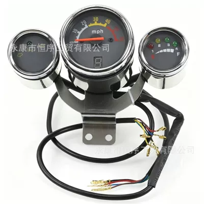 Atv Beach Vehicle Off-Road Vehicle Modified Vehicle Special Instrument Panel Odometer Speedometer Display Gear Position High/Low Beam Steering (Other vehicle instruments) - atv-three-instruments