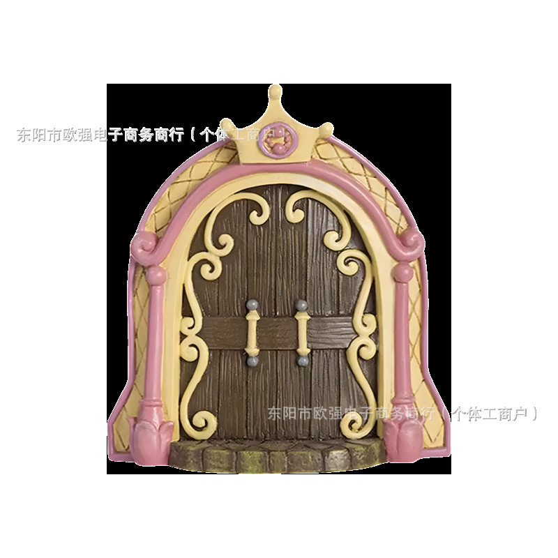 エルフ妖精の門おとぎ話の門中庭木製木の装飾、木製の装飾品庭の装飾品|undefined