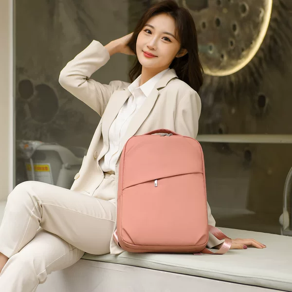 Backpack for Men, Casual Commuting Computer Backpack, Multifunctional Business Office Computer Bag, Simple and Lightweight Backpack