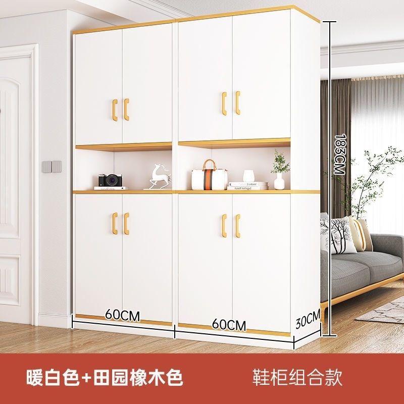 家用鞋柜大容量入门置物柜简约现代门口玄关柜收纳储物柜鞋架其他|undefined