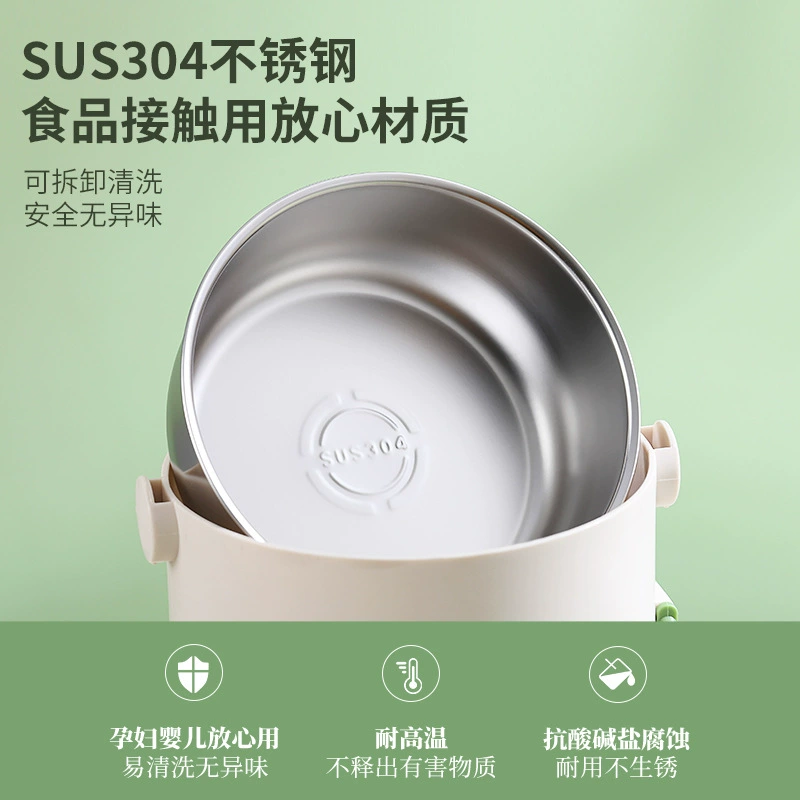 [送饭碗餐盒家用微波炉无加热便当保温饭盒多层大容量可便携上班族]