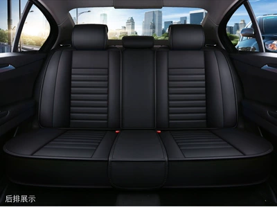 Seat cushion, seat cover – cover - black-rear-row-all-general