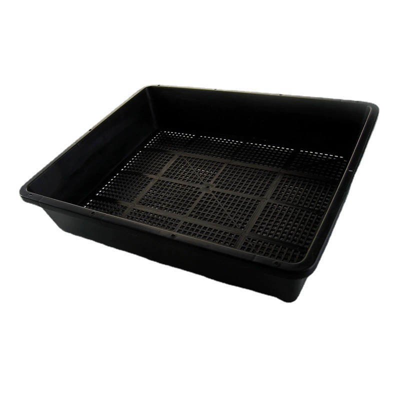 Thickened multi -meat seedlings 20 grid small black square small color cubes rectangular breeding pots plastic vegetable buds