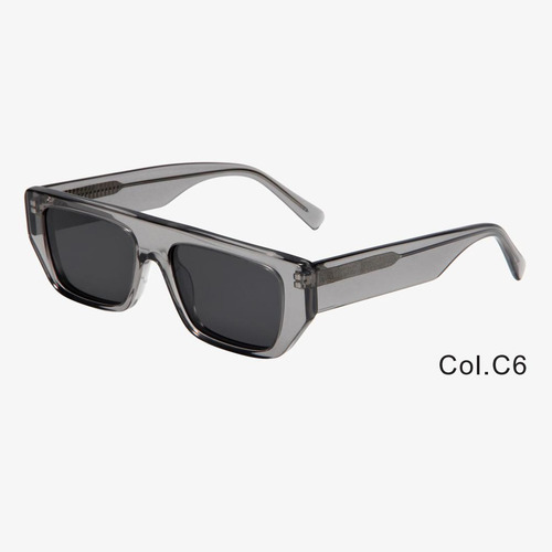 Cross-border Western and Eastern retro irregular personalized board glasses square women street style trendy small frame polarized sunglasses