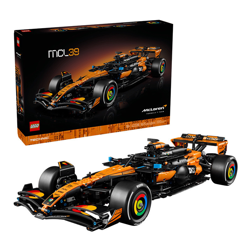 Lego Technic 42228 Mclaren F1 Team Mcl38 Racing Car Children's Building Block Toy Car