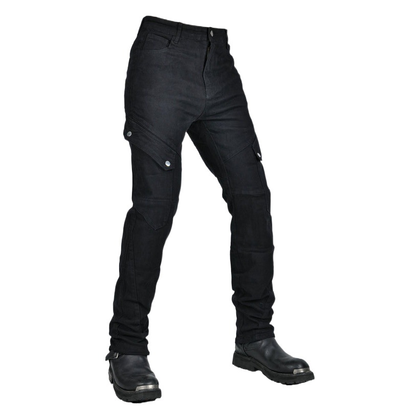 VOLERO motocicleta jeans hombres casual ejército verde motocicleta resistente a la caída ciclismo pantalones retro slim fit overoles Pantalones