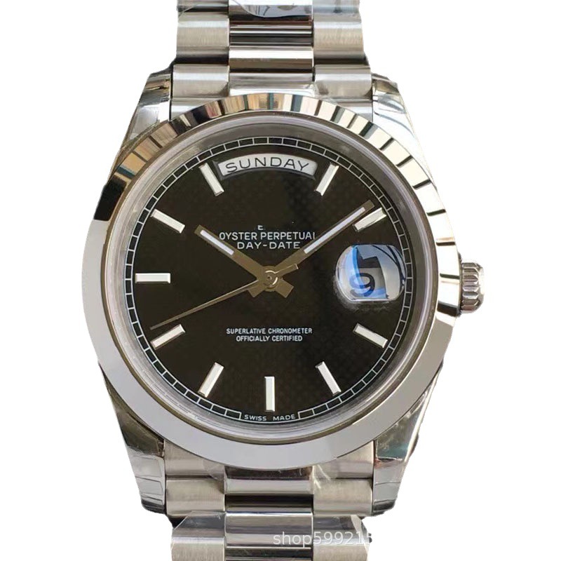 C fábrica N fábrica EW fábrica Lao Jia Domingo calendario doble registro serie reloj mecánico automático Lao venta directa al por mayor