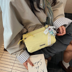 夏季百搭手机小包2025新款休闲轻便单肩包女户外斜挎包精致小方包