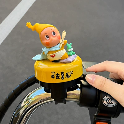 Adorable Children's Bicycle Bell, Super: Sürətlər qutusu və əl tormozu başlıqları - king-electric-vehicle-yellow-bell