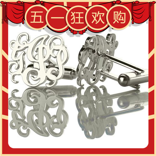 跨境货源s925纯银momm镂空袖口欧美风个性化名字定制专属厂家直销|ms