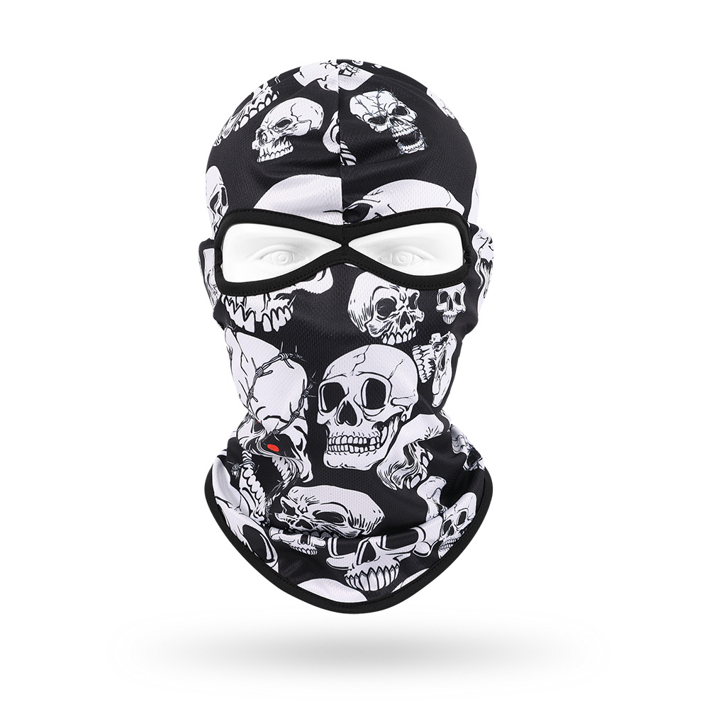 Motocicleta bicicleta equipo sudor absorbente transpirable cráneo cubierta deportes al aire libre collar ciclismo pesca máscara de protección solar