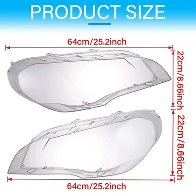 Transparent Cover E70 Mask — Fara qapaqları