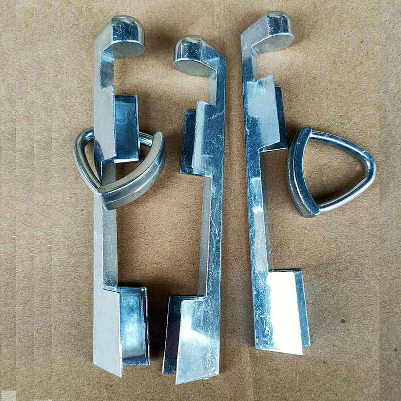 Cabeza de cuero presión varilla de billar cabeza de cuero herramienta de reparación de cabeza pistola cabeza de varilla Reparación de metal de aluminio cabeza de cuero presión de aluminio