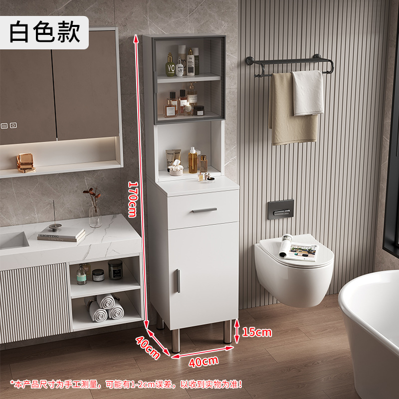 gabinete lateral de baño inodoro panal de abeja gabinete vertical de almacenamiento tipo piso gabinete lateral de almacenamiento sala de estar simple armario