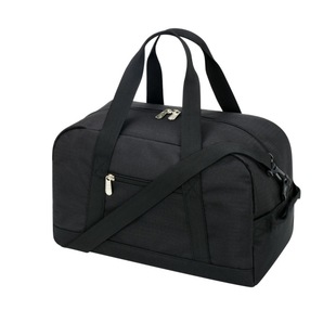 Small Fitness Bag 14inch Lightweight Carry-On Mini Luggage Bag Suitable for Travel and Sports, Black,