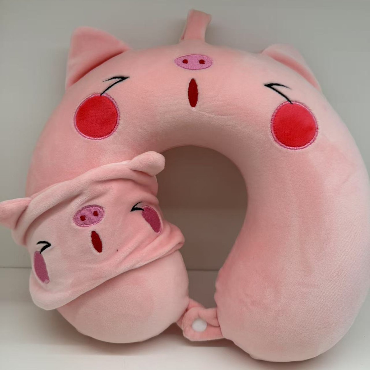 Stützendes Nackenstützkissen aus Memory-Schaum für Flugzeug, Studenten und Reisen – U-förmig_voghion.com