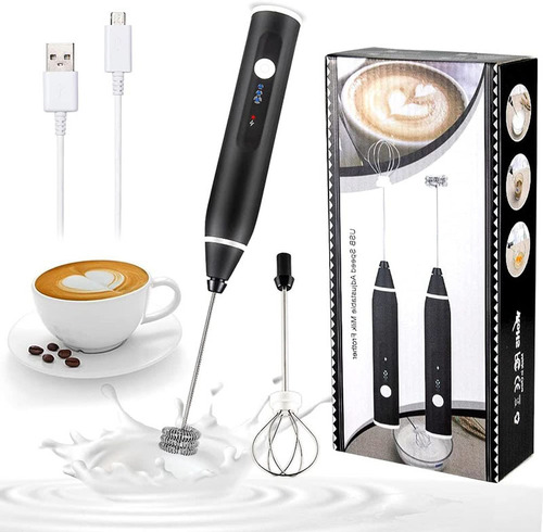 Kitchen handheld rechargeable wireless electric egg beater USB port household blender rechargeable coffee milk tea milk frother