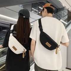 Trendy brand chest bag for women, mobile phone, small shoulder bag, shoulder bag, Japanese casual, versatile crossbody bag, sports running waist bag for men