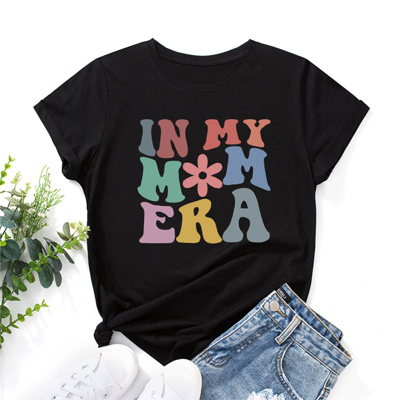 Amazon Yra Round Neck Short-Sleeved T-Shirt Women's Ab Loose Emo Export Inwishmemy Spot European and American Clothing
