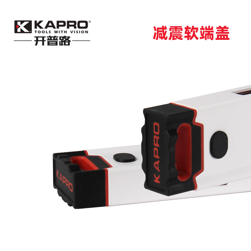 KAPRO开普路铝合金水平尺施工安装防摔带视窗式加厚强磁高精度705