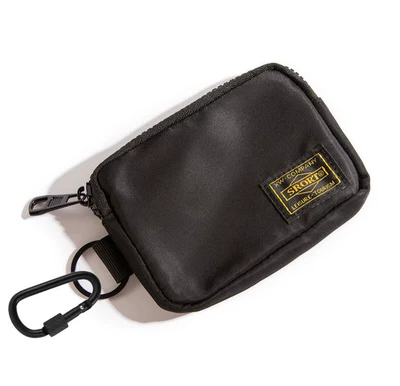 Static Rod/Key Bag – men, student small wallet, card holder - new-model-black-226-with-quality-hook-and-lanyard