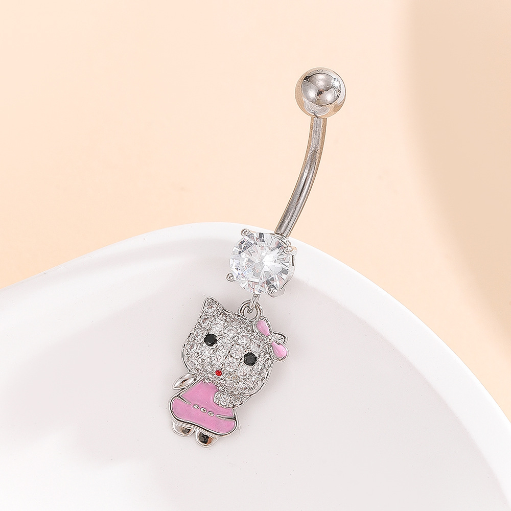 Silver pointed spike labret stud material detail