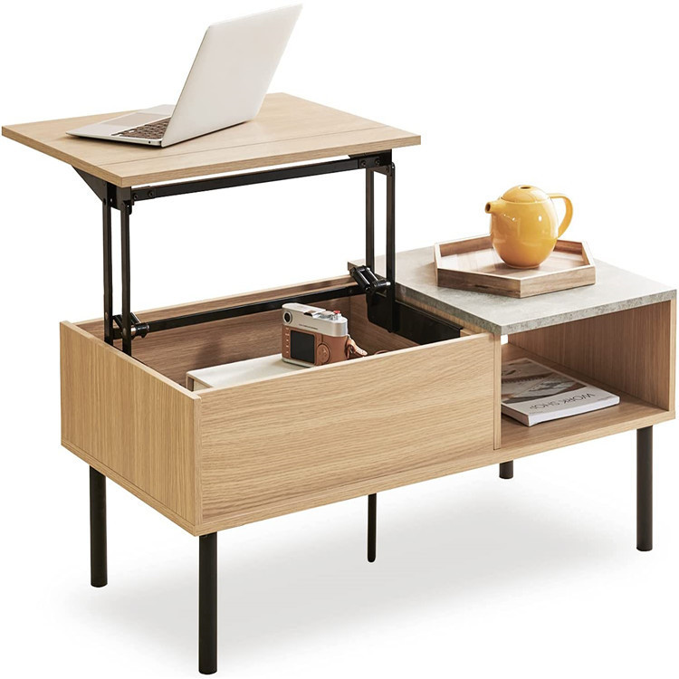 Manufacturer's Affordable Slate Disassembly Coffee Table Scandinavian Marble Small Apartment Household Adjustable Foldableing Coffee Table Manufacturer's Affordable Slate Disassembly Coffee Table Scandinavian Marble Small Apartment Household Adjustable Foldableing Coffee Table