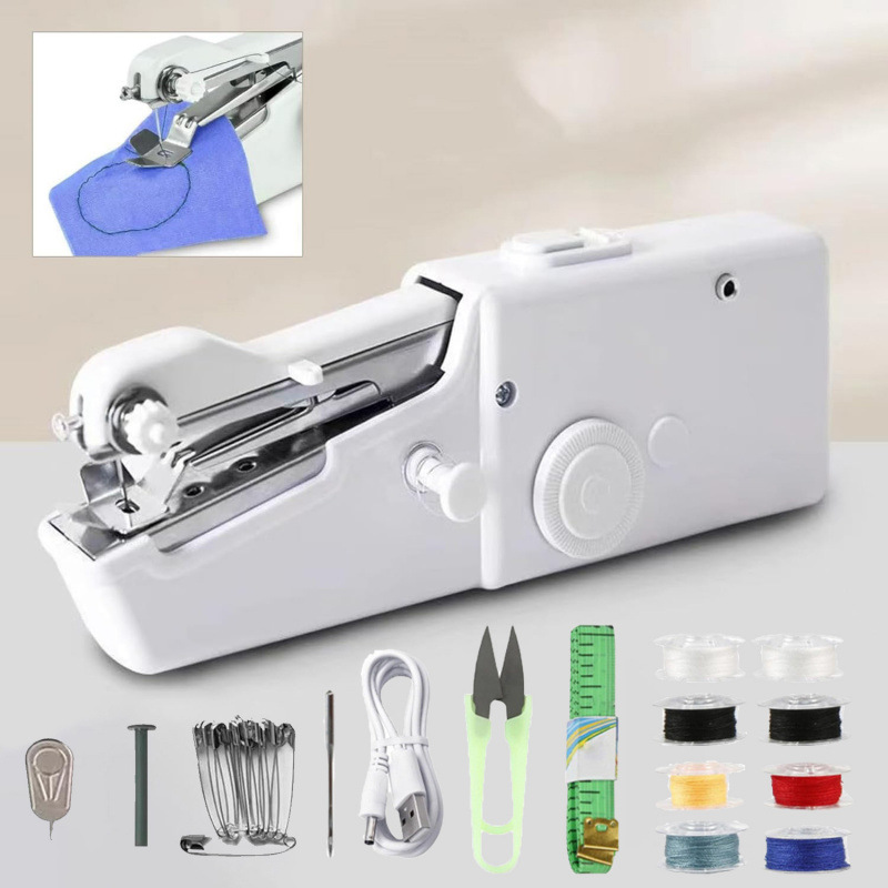 2026 new pattern Cross border On behalf of portable hold Sewing machine -USB Electric powered sewing machine