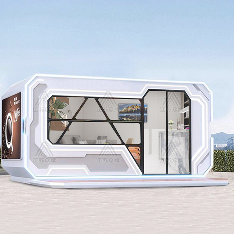 Space cápsula Mobile House Net Red Homestay Contenedor Residencia Apple Warehouse Servicio de oficina Estación Lounge