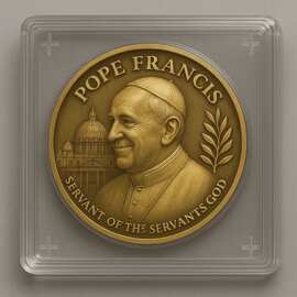 教皇方济格纪念币Pope Francis - USA 2025 Commemorative Coin
