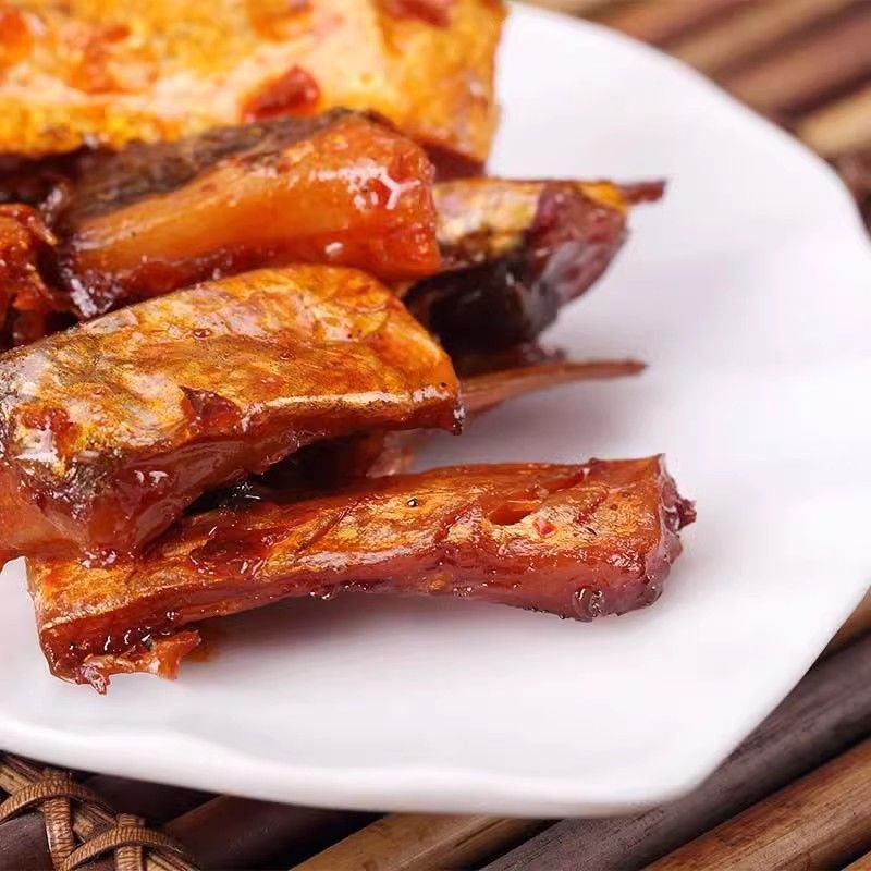 湖南特产香辣鱼尾爆辣鱼排网红食品休闲解馋即食小零食散装发批发|undefined