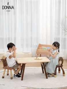 ✅ Children's Desk Solid Wood Baby Study Table Home Game Table Painting Table Handmade Table Toddler Writing Table and Chair Set