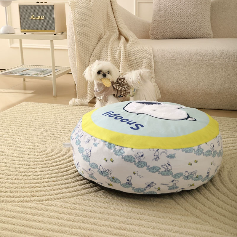 [Snoopy облако-лежанка для собак круглогодичная, розетка/домик, подстилка, съемная стирка]