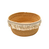 Tassel storage basket Ins storage basket cotton rope woven basket snacks, miscellaneous object cosmetics, cosmetics, basket key cloth box