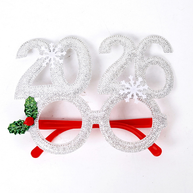Explosiones transfronterizas de decoraciones de Navidad gafas para adultos niños regalos de Navidad festivos marcos de gafas al por mayor