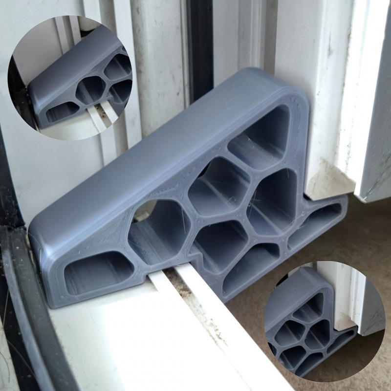 跨境Window Balcony Door Stop窗户阳台露台轨道固定器门挡限位器