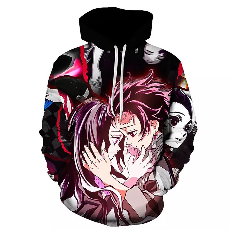 2022 new anime graphic 3D printing Ghost Blade hoodie sweatshirt Demon Slayer hoodie 2022 new anime graphic 3D printing Ghost Blade hoodie sweatshirt Demon Slayer hoodie