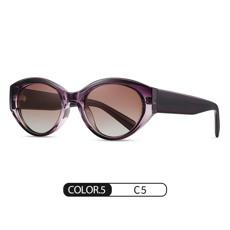 Nuevas gafas de sol polarizadas de placa S26117 Gafas de sol de moda europeas y americanas Gafas de sol de alta gama para mujer