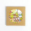 Factory wholesale Japanese cartoon coaster Kuromi Gemini Star Cool Penguin Sanrio Gift Surrounding Ceramics Belle