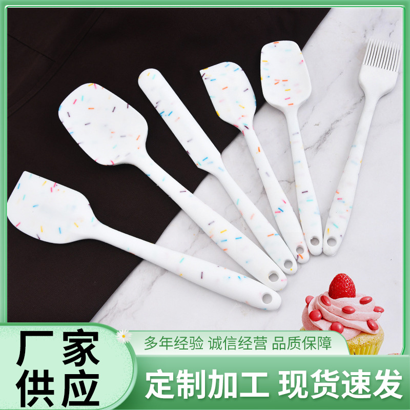 캔디 컬러 실리콘 주방용품 6 종 세트 논스틱 실리콘 스푼 밥숟가락 숟가락 요리 스푼 삽 주방용품