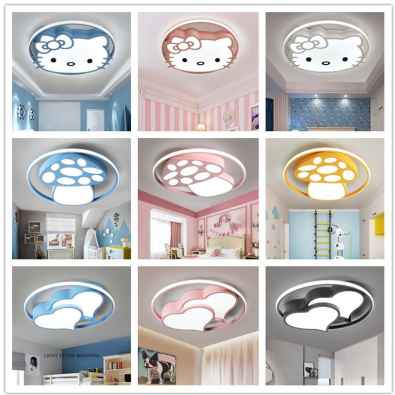 Children&#39;s Room Boys and girls Room lamps and lanterns Simplicity modern originality led Ceiling lamp Warm romantic bedroom