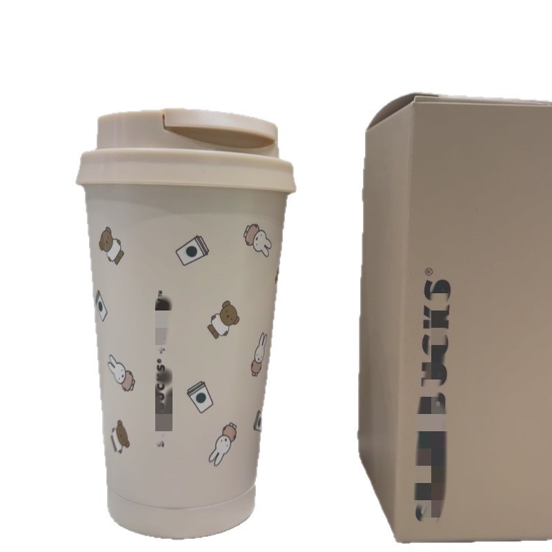 スターダディ共同ブランドのかわいいミッフィーウサギエマコーヒーカップ魔法瓶カップ保冷カップかわいいポータブルウォーターカップ卸売|undefined