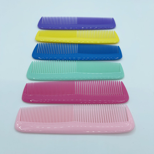 Mini small comb portable hair comb colorful small comb hotel daily comb thickened comb plastic small comb