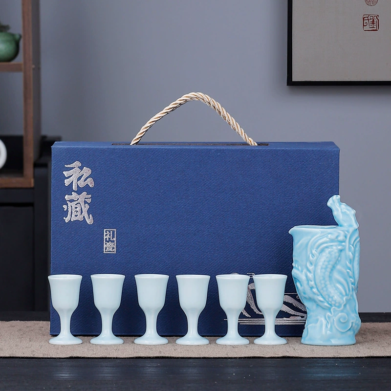 Горшок из шести чашек Tenglong керамический винный набор